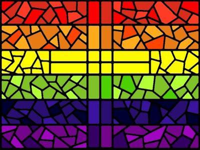 Rainbow Window Cross